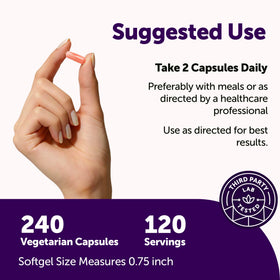 Micro Ingredients PQQ 40 mg, 3-en-1 avec CoQ10 et NAD+ sur fond blanc