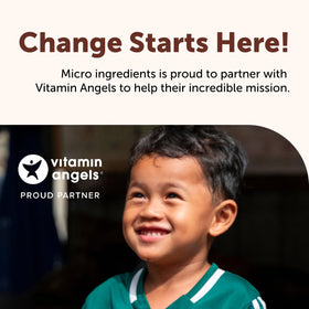 Micro Ingredients Quercétine, vue arrière de l'emballage