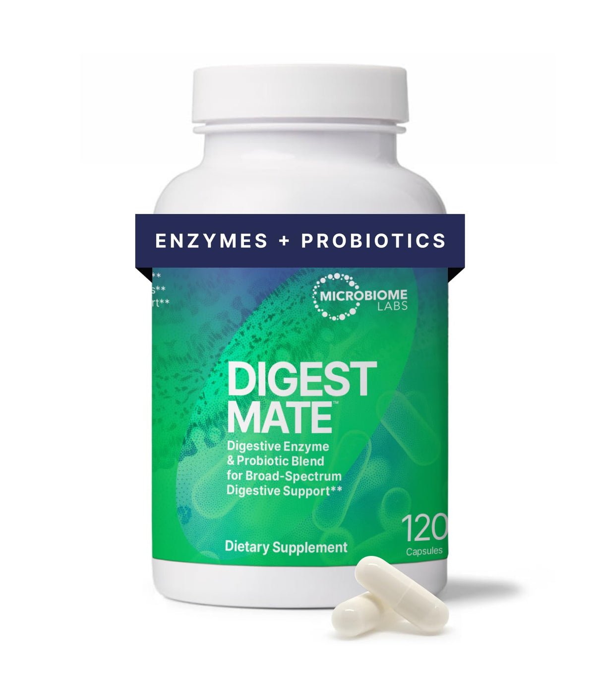 Microbiome Labs daily capsule de complément alimentaire