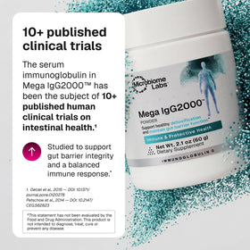 Microbiome Labs Mega IgG2000 Poudre vue de côté