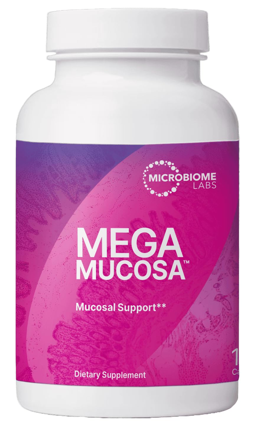 Microbiome Labs MegaMucosa 180 capsules vue de face