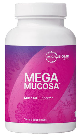 Microbiome Labs MegaMucosa 180 capsules vue de face