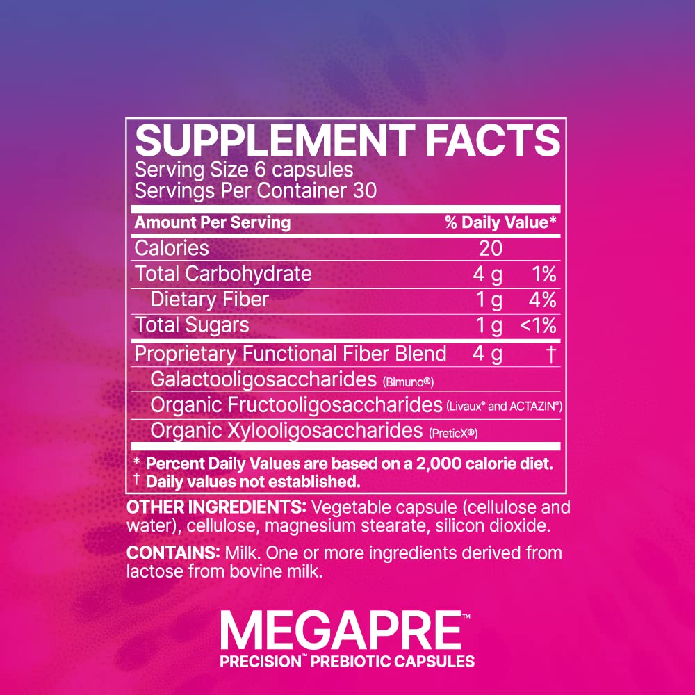 Microbiome Labs MegaPre - capsules ouvertes
