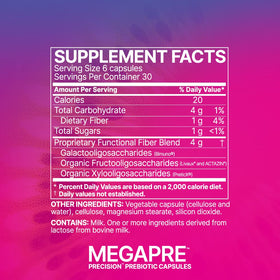 Microbiome Labs MegaPre - capsules ouvertes