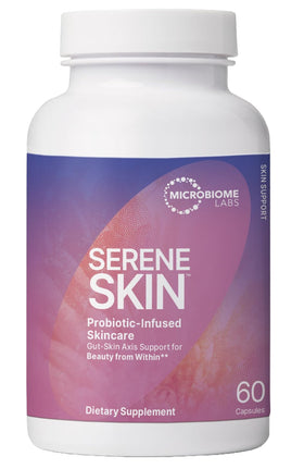 Microbiome Labs SereneSkin 60 capsules vue de face