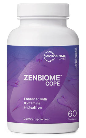 Microbiome Labs Zenbiome COPE 60 capsules packaging front view