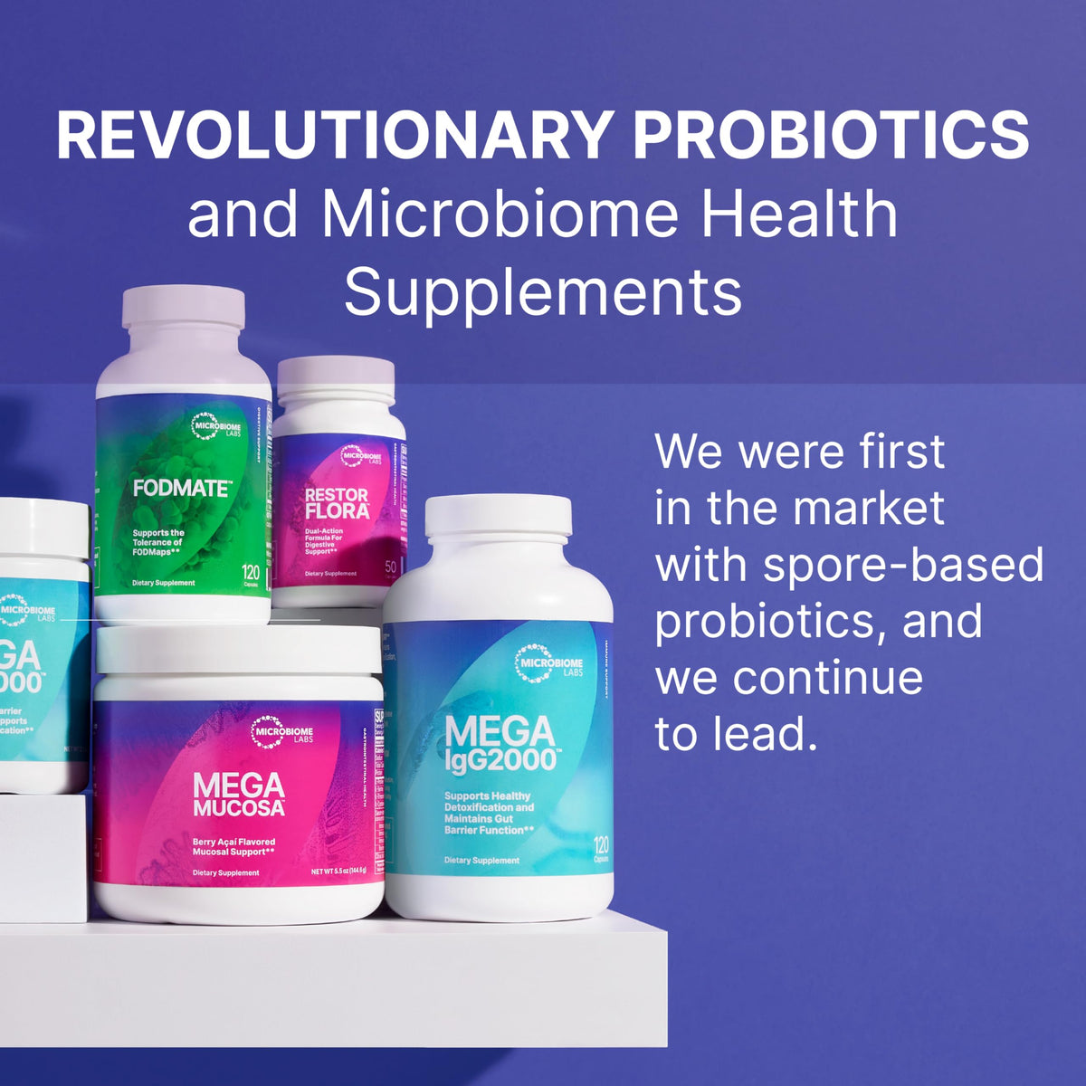 Microbiome Labs Zenbiome COPE bottle side view