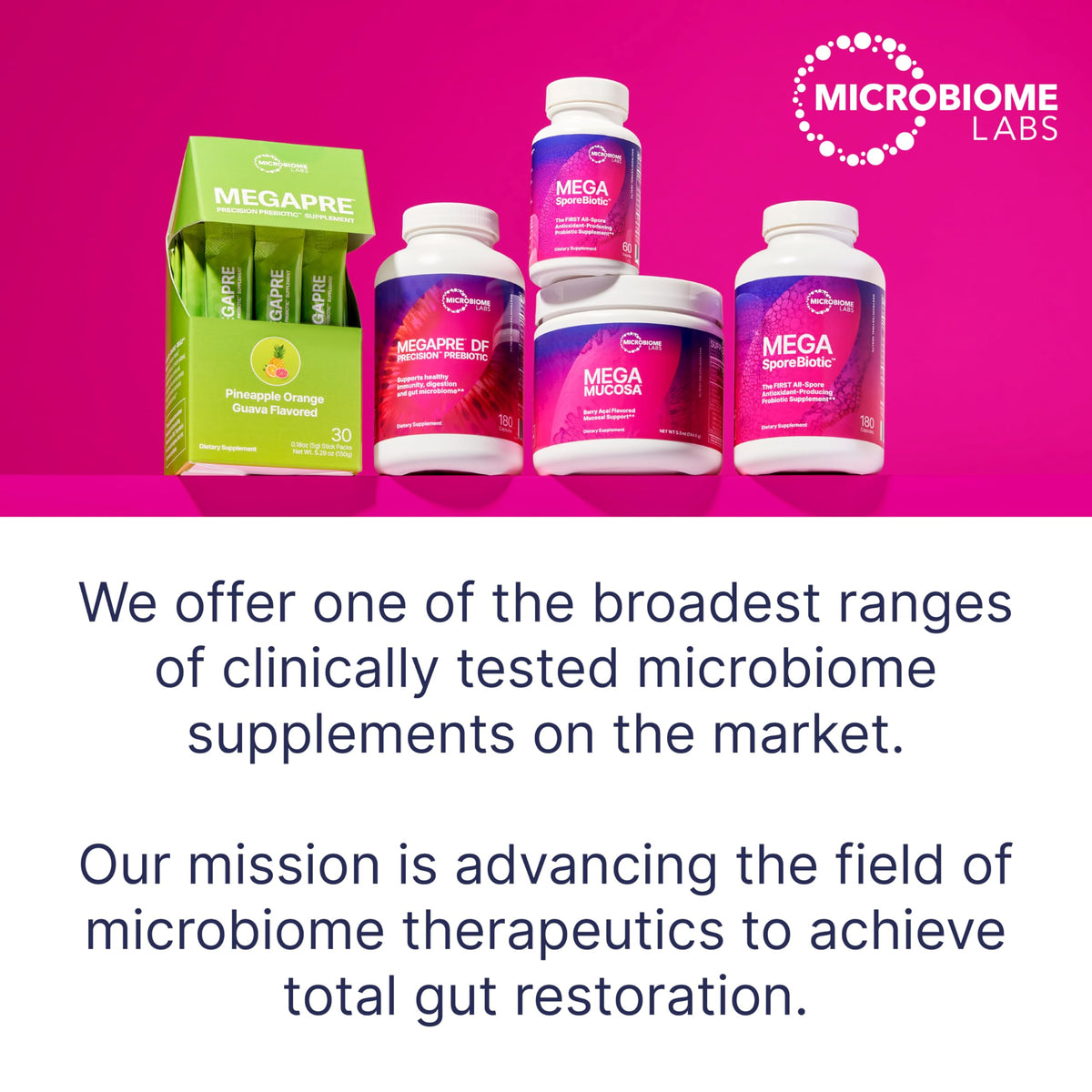 Microbiome Labs Zenbiome Sleep avec verre d'eau