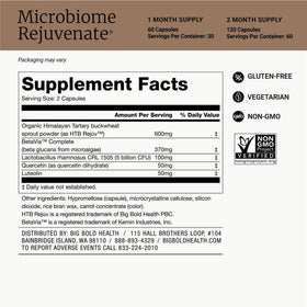 Microbiome Rejuvenate BIG BOLD HEALTH avec une cuillère doseuse