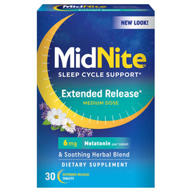 MidNite Complément Alimentaire Sommeil 6 mg boîte avant