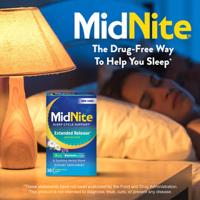 MidNite Complément Alimentaire Sommeil 6 mg comprimés