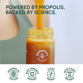 Miel Superfood Beekeeper's Naturals avec cuillère en bois