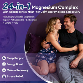Migcopat Complex de Magnésium 120 capsules sur une surface en bois