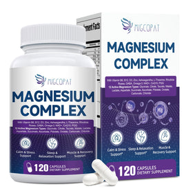 Migcopat Complex de Magnésium 120 capsules vue avant