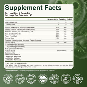 Migcopat Psyllium 3000mg 180 capsules côté