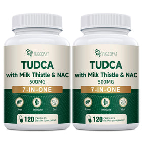 Migcopat TUDCA 240 capsules vue de face avec étiquette