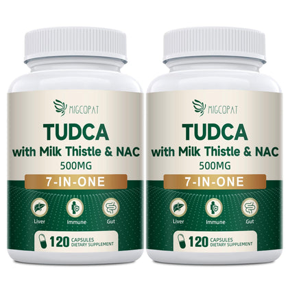 Migcopat TUDCA 240 capsules vue de face avec étiquette