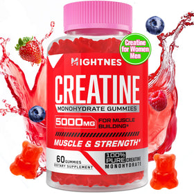 Mightnes Gummies de Créatine Monohydrate 60 unités, vue de face