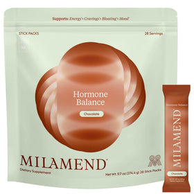 milamend complément alimentaire en poudre au chocolat vue de face