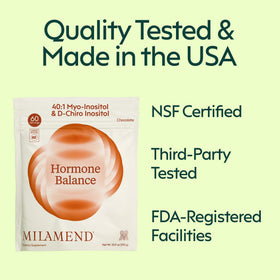 milamend Complément Alimentaire Femme 40:1 Inositol 640g - Dosage recommandé
