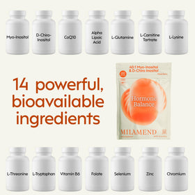 milamend mix de boisson 40:1 Inositol avec fruits frais
