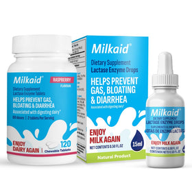 Milkaid Gouttes de Lactase 30ml flacon avant