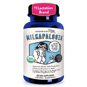 Milkapalooza de Legendairy Milk, boîte de 60 capsules vue de face