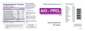 Miller A/G Pro 180 tablettes vue de côté avec dosage