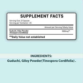 minature Comprimés de Giloy 90 Tablettes 1000 mg - emballage