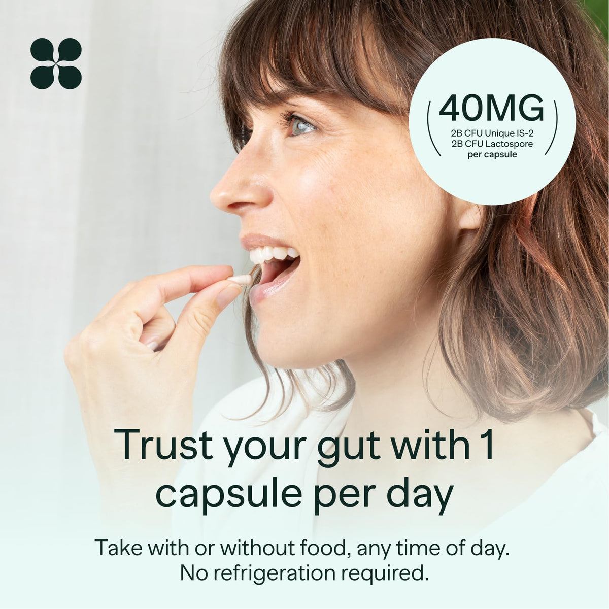 MIOME IB-PRO capsules en main, prêt à être pris