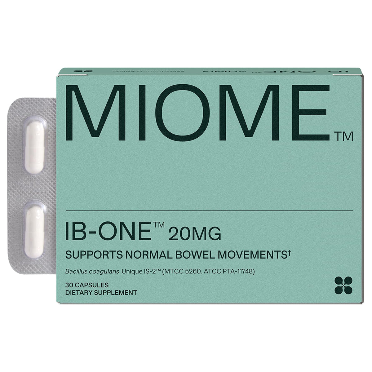 MIOME Probiotique Bacillus Coagulans IS-2 20mg boîte vue de face