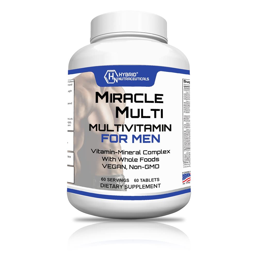 MiracleMulti Multivitamines pour Hommes 60 Capsules vue de face