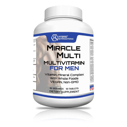 MiracleMulti Multivitamines pour Hommes 60 Capsules vue de face