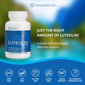 Mirica YoungNutra Complex de Luteoline 60 capsules étiquette