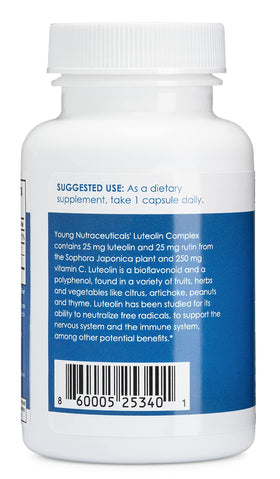 Mirica YoungNutra Complex de Luteoline 60 capsules vue de côté