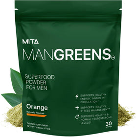 MITA Nutra Man Greens poudre superaliment 499g vue de face