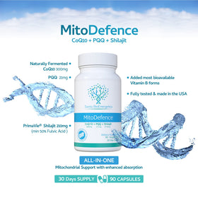 MitoDefence CoQ10 300mg capsules avec Shilajit