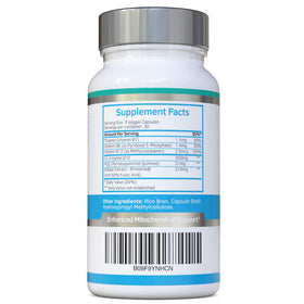 MitoDefence CoQ10 300mg capsules vue arrière