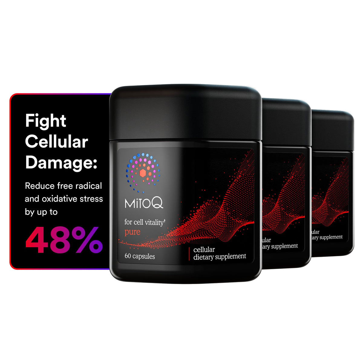 MitoQ complément alimentaire mitochondrial 180 capsules avant