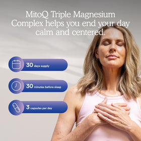 MitoQ Complexe de Magnésium Triples avec arrière-plan naturel