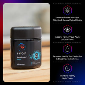MitoQ +Eye Complément Alimentaire 91g emballage