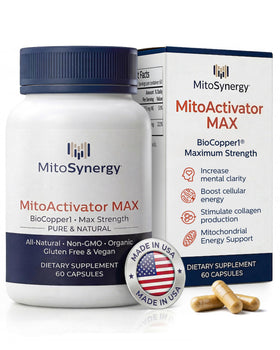 MitoSynergy Cuivre Bioactif 2mg flacon vue avant