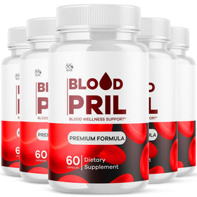 MJO BloodPril Capsules 300 Capsules vue de face avec étiquette
