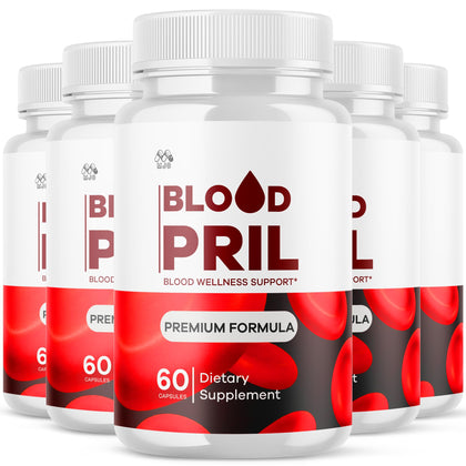 MJO BloodPril Capsules 300 Capsules vue de face avec étiquette
