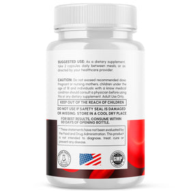 MJO BloodPril Capsules en gros plan sur l'étiquette des ingrédients