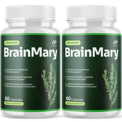 MJO Brain Mary Capsules 120 capsules flacon avant vue