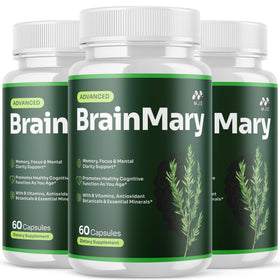 MJO BrainMary Capsules 180 gélules vue de face avec étiquette