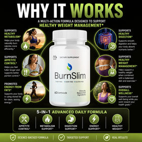 MJO Capsules Burn Slim 120 capsules vue arrière