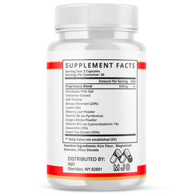 MJO Capsules de Contrôle de la Vessie avec d'autres compléments alimentaires