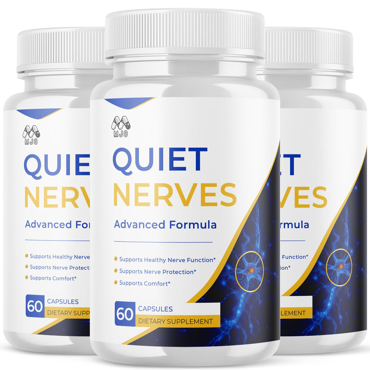 MJO Capsules Quiet Nerves 180 capsules vue de face